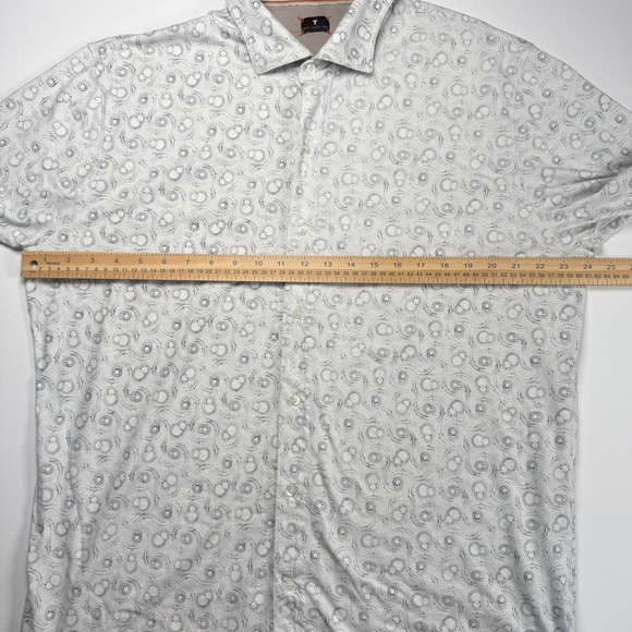 Left Coast Tee Men's XL White Short Sleeve Button Down Shirt‎ - Picture 11 of 11